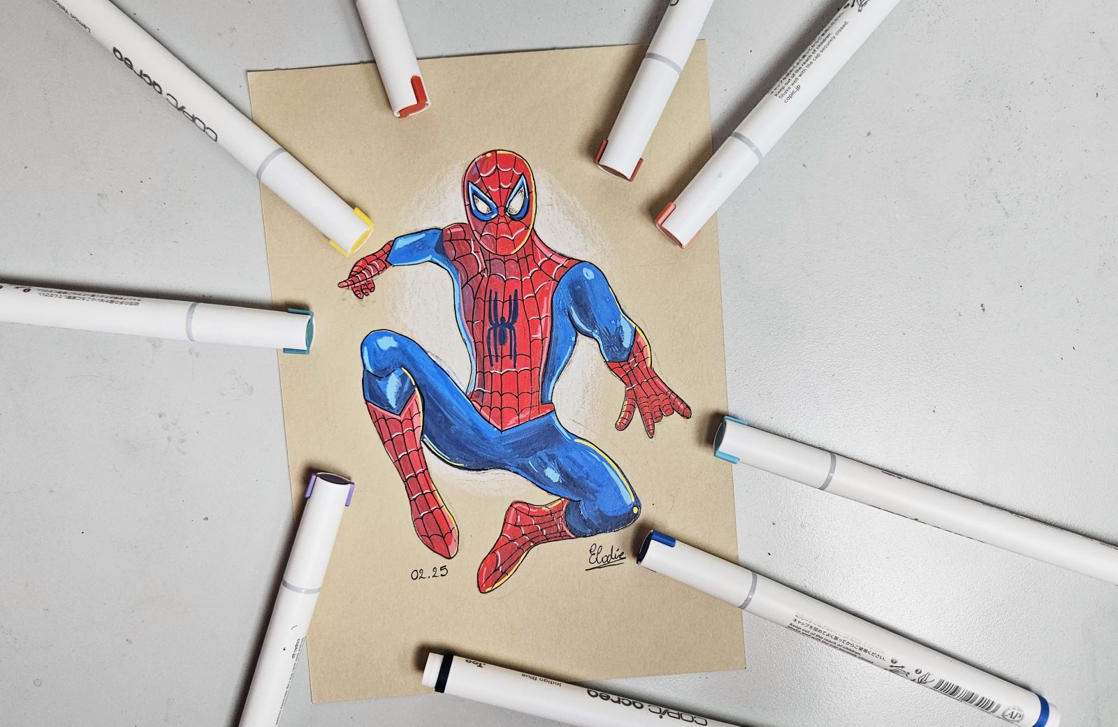 Der Copic Acrea Marker auf Wasserbasis und mit Pigmenten