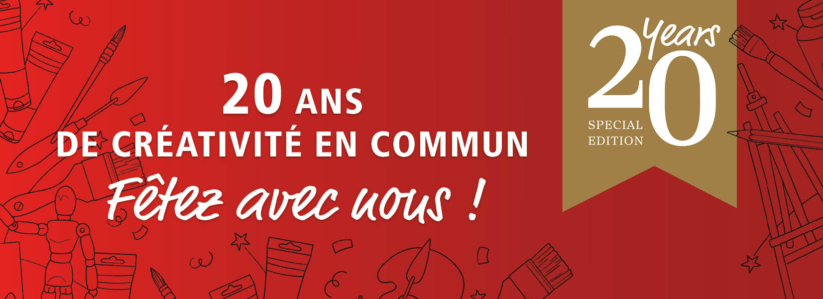 Fêtez avec nous les 20 ans de Gerstaecker !
